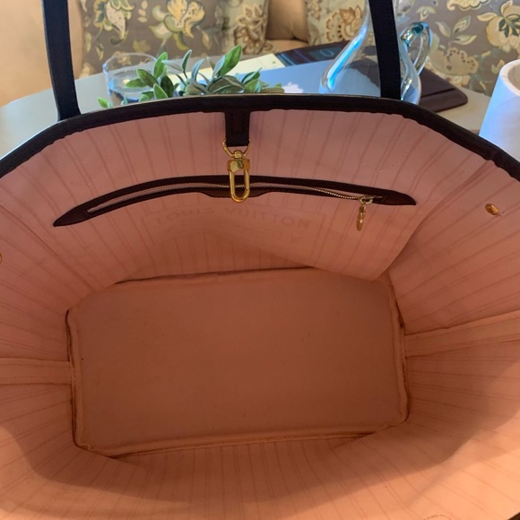 Louis Vuitton Neverfull MM Damier ebene rose - Picture 3 of 11